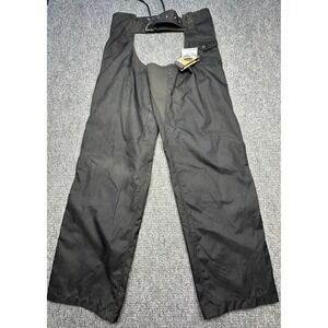 River Road Kinetic Chap Pants Mens 3XL Black Motorcycle Riding Zip Leg